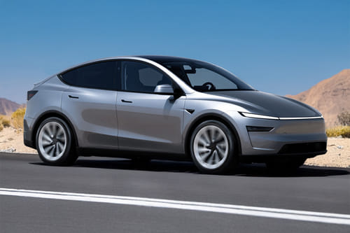 Tesla Model Y Front Cross Side View