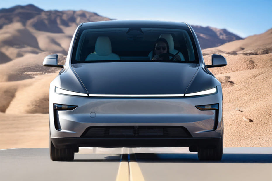 Full Front View of Model Y