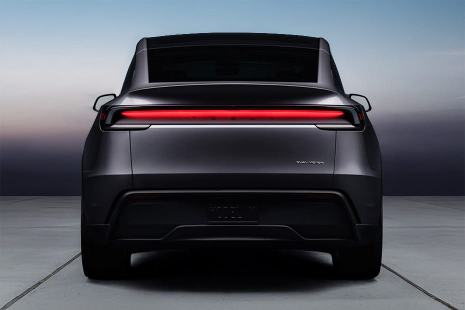 Full Rear View of Tesla Model Y