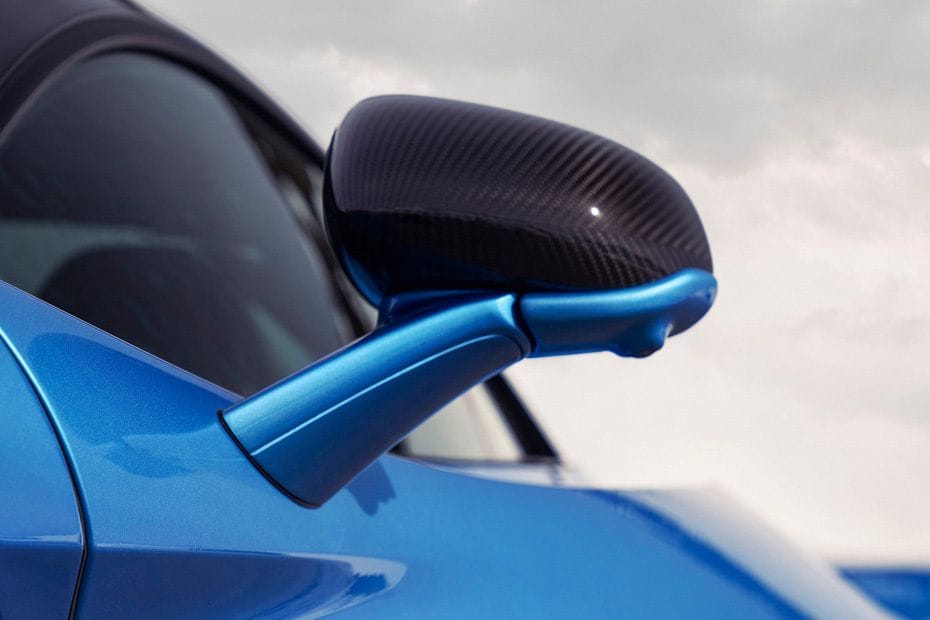 McLaren 750S Drivers Side Mirror Front Angle
