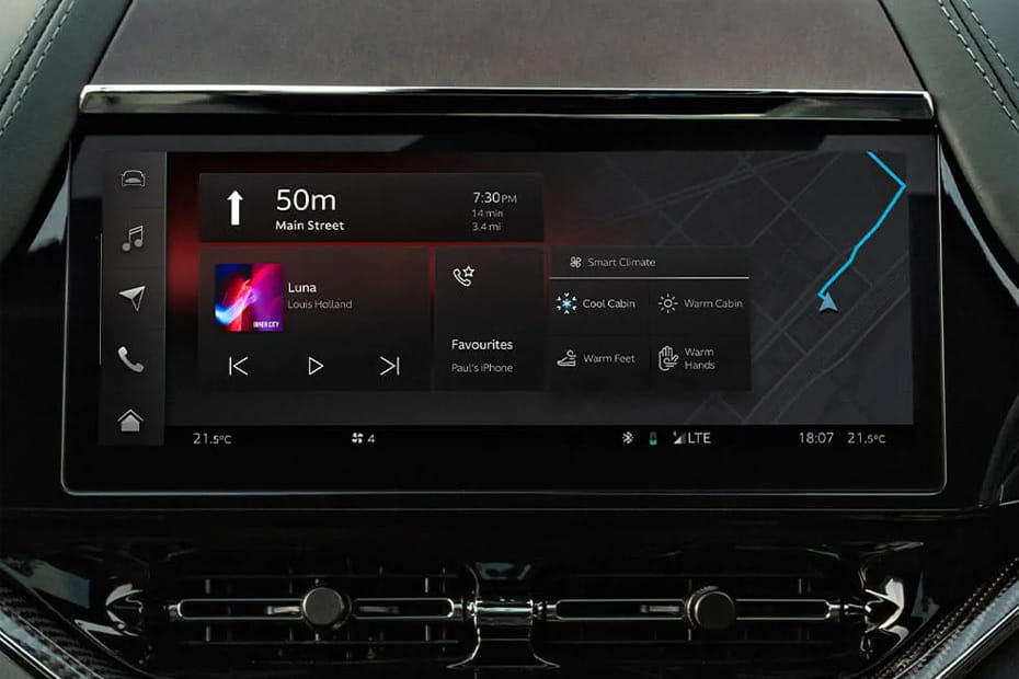 DBX touch screen