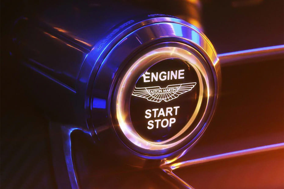 أستون مارتن فالور Engine Start Stop Button