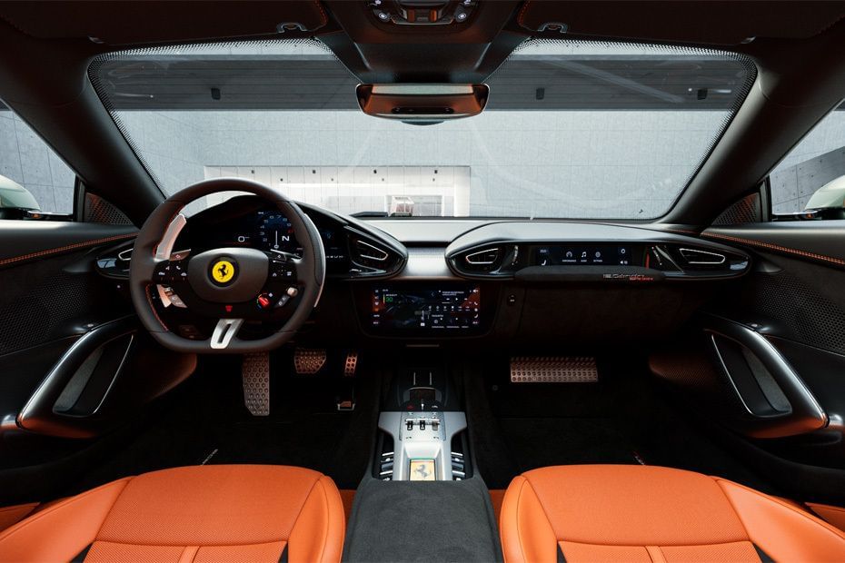 Dashboard View of 12 Cilindri  Spider