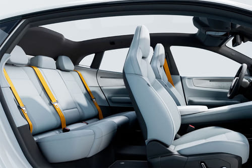 Polestar 4 Front And Rear Seats Together