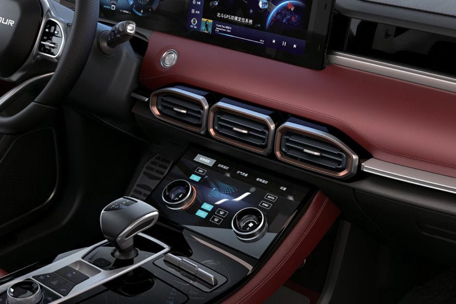 Front AC Controls of جيتور X70Plus