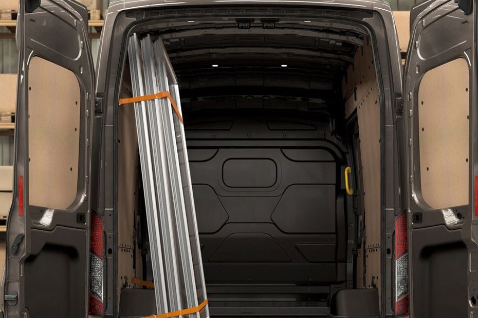 Storage Closer View of Ford Transit Van