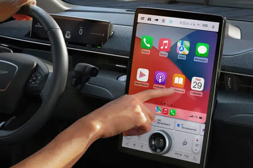 Mustang Mach-E touch screen