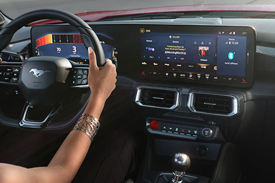 Dashboard View of Mustang