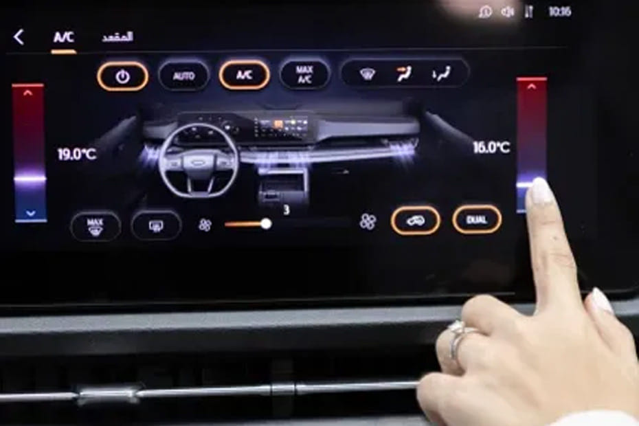 Territory touch screen