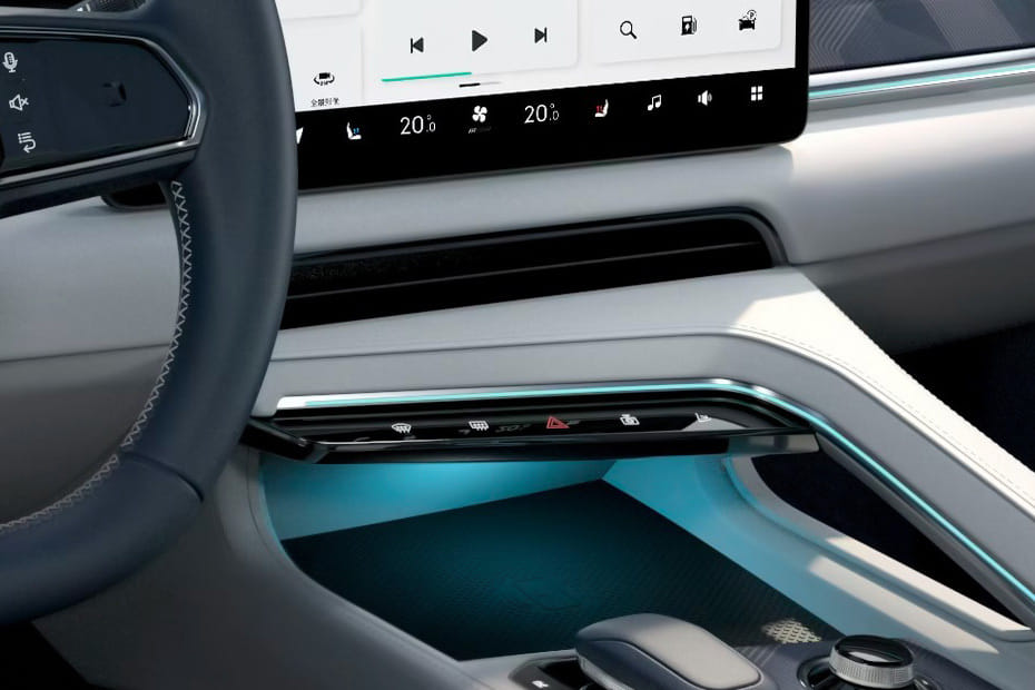 Front AC Controls of ZEEKR 001