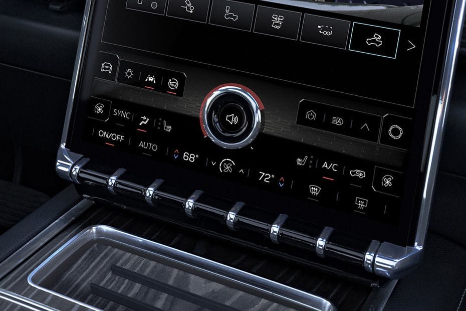 Front AC Controls of جي إم سي سييرا إي في