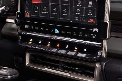 Front AC Controls of GMC HUMMER EV