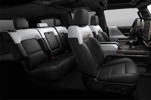 GMC HUMMER EV Front And Rear Seats Together