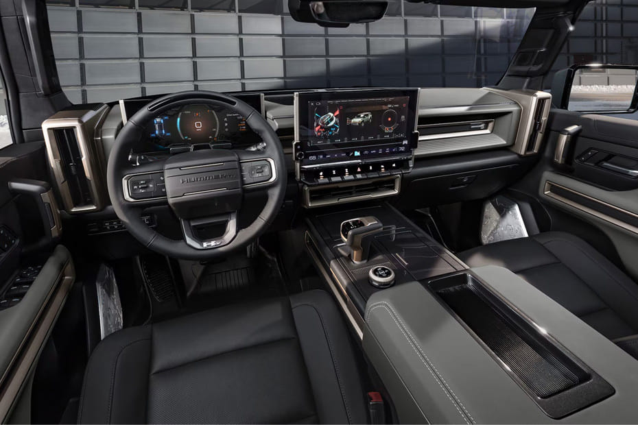 Dashboard View of Hummer EV Pickup