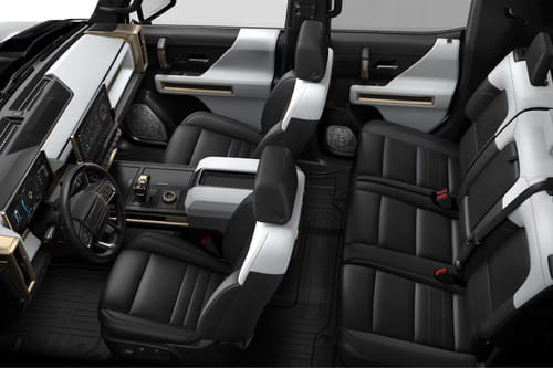 GMC Hummer EV Pickup Front And Rear Seats Together