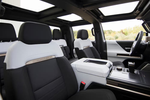 Hummer EV Pickup Front Seats