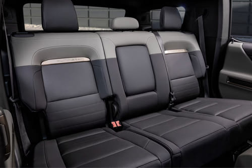 GMC Hummer EV Pickup Rear Seats
