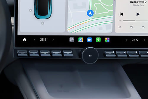 Front AC Controls of شاومي إس يو 7