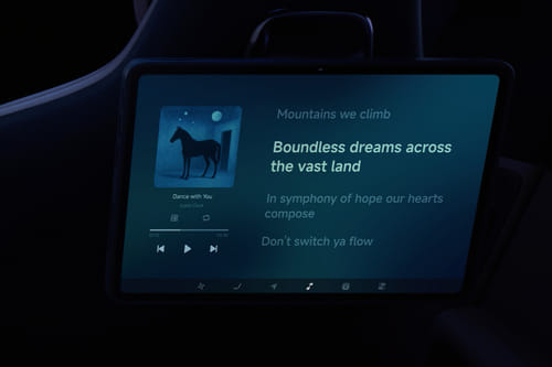 Rear Seat Entertainment of شاومي واي يو 7