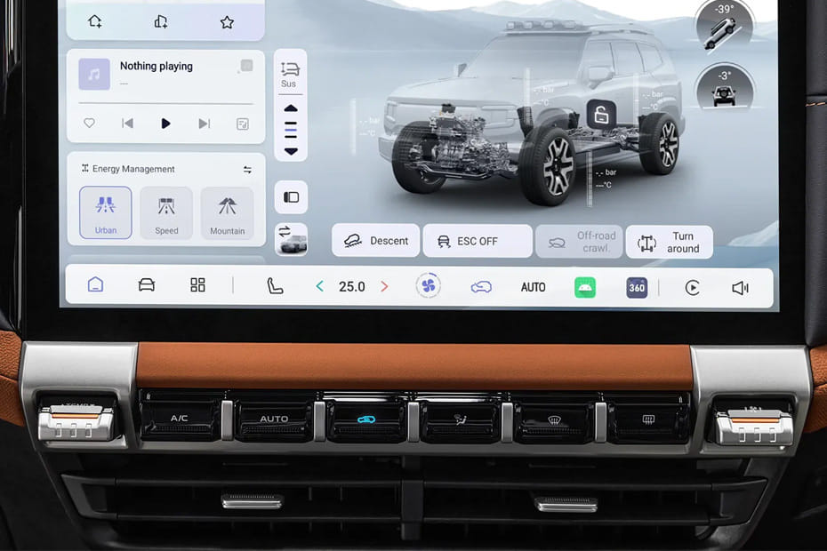 Front AC Controls of Deepal G318