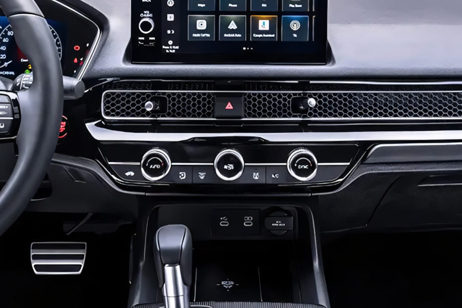 Front AC Controls of هوندا سيفيك