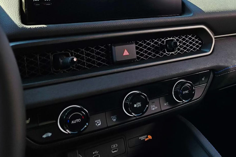 Front AC Controls of Honda Prelude