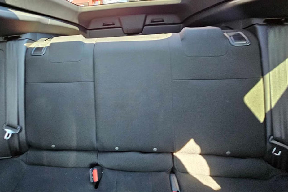 Honda Prelude Rear Seats