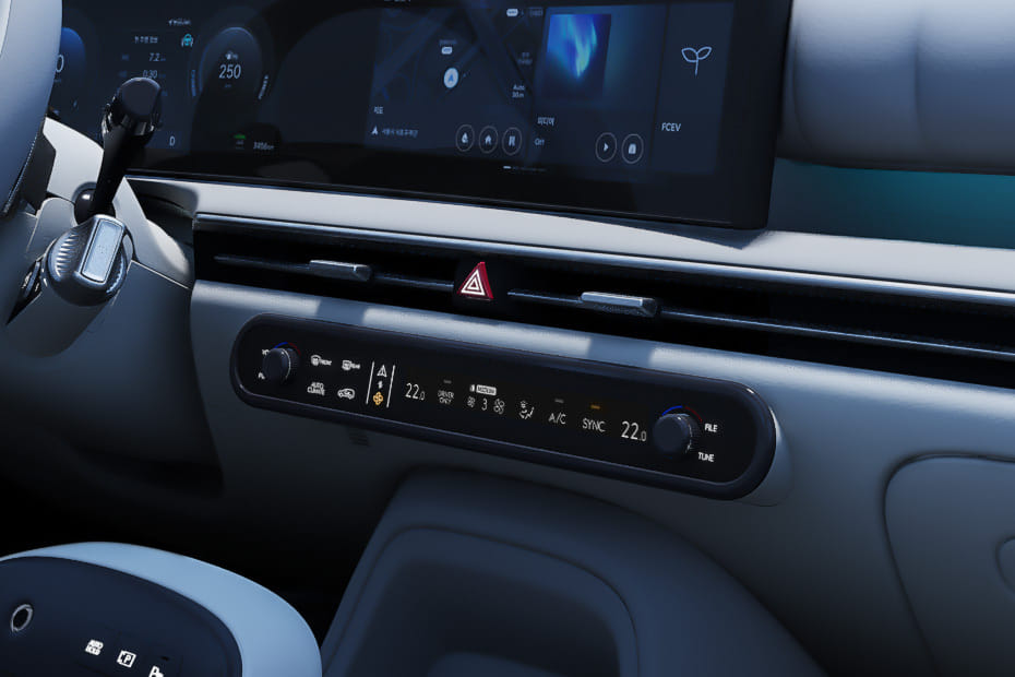 Front AC Controls of هيونداي نيكسو