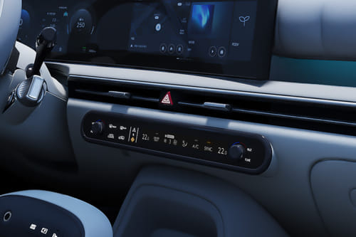 Front AC Controls of Hyundai Nexo