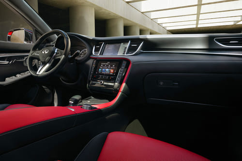 Dashboard View of QX55