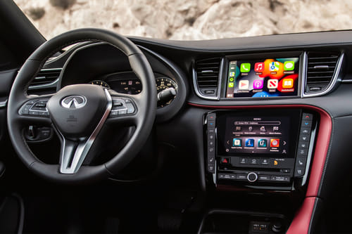 Dashboard View of QX50