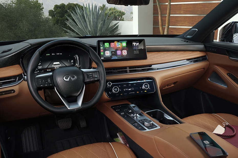 Dashboard View of QX60