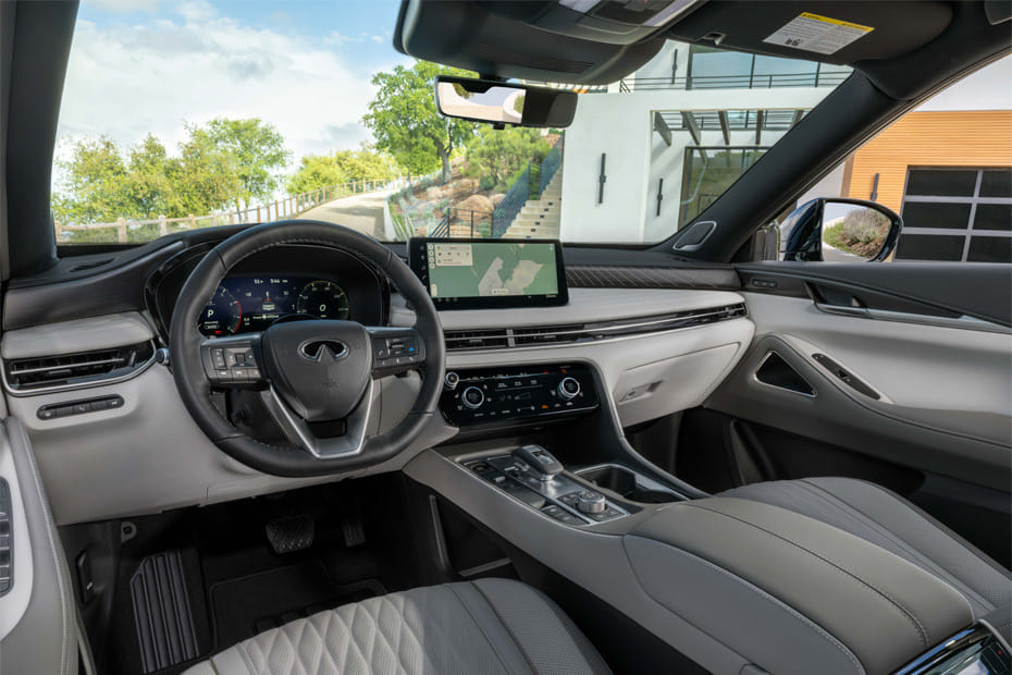 Dashboard View of QX60 2026