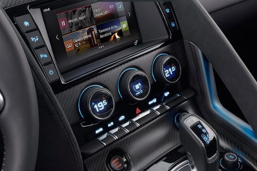 Front AC Controls of جاكوار   f-type   