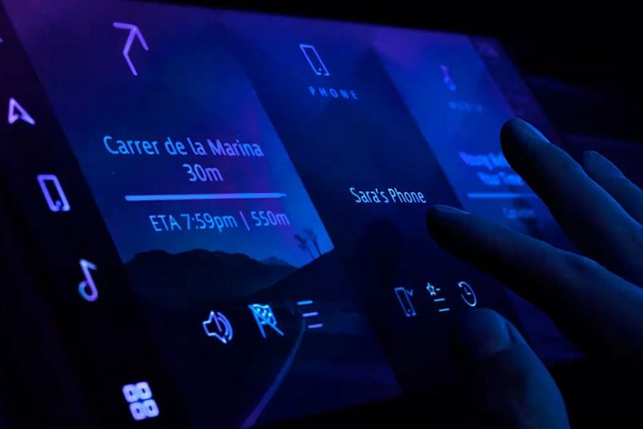 XE touch screen