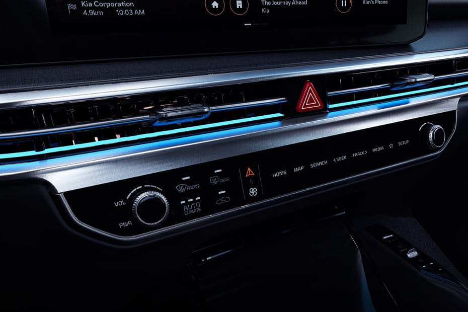 Front AC Controls of كيا سورينتو