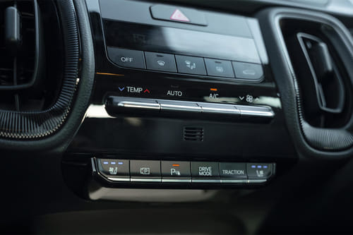 Front AC Controls of KIA Sonet