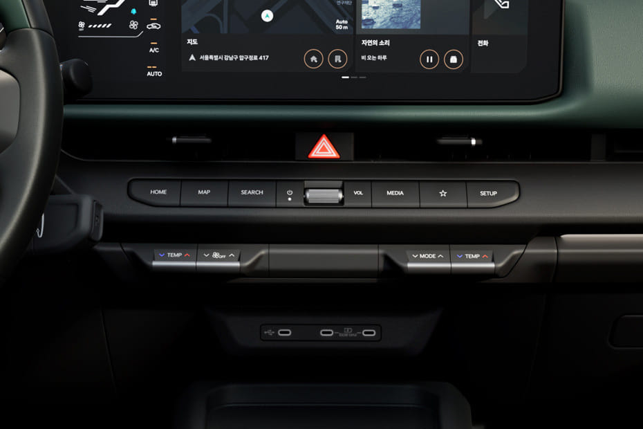 Front AC Controls of كيا سيلتوس 2026