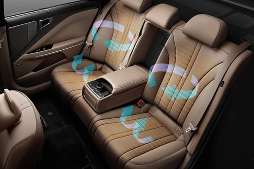 KIA K8 Hybrid Rear Seats