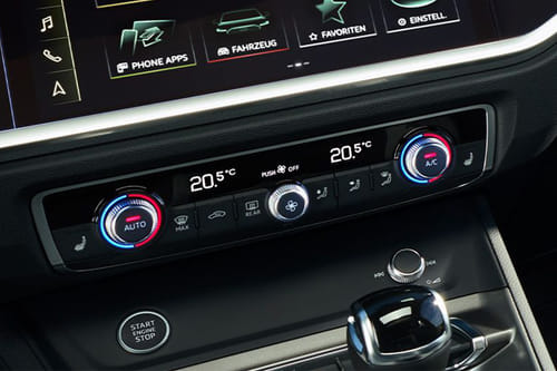 Front AC Controls of Audi Q3 Sportback