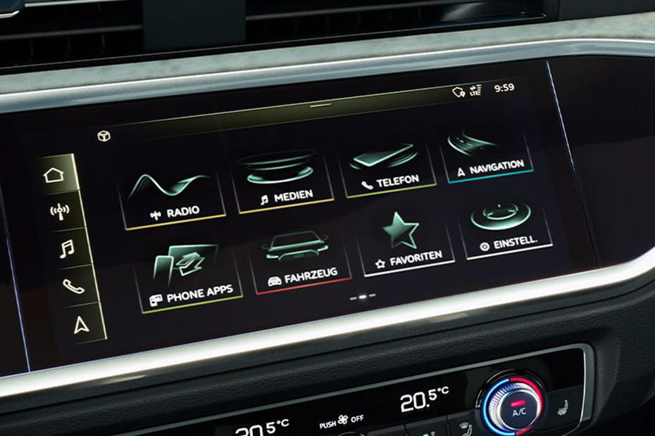 Q3 Sportback touch screen