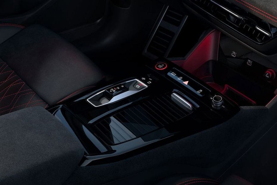 Center Controls of Audi SQ6 E-Tron