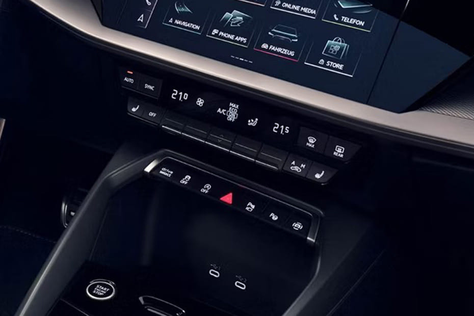 Front AC Controls of أودي إيه 3