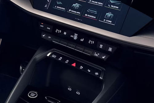 Front AC Controls of Audi A3
