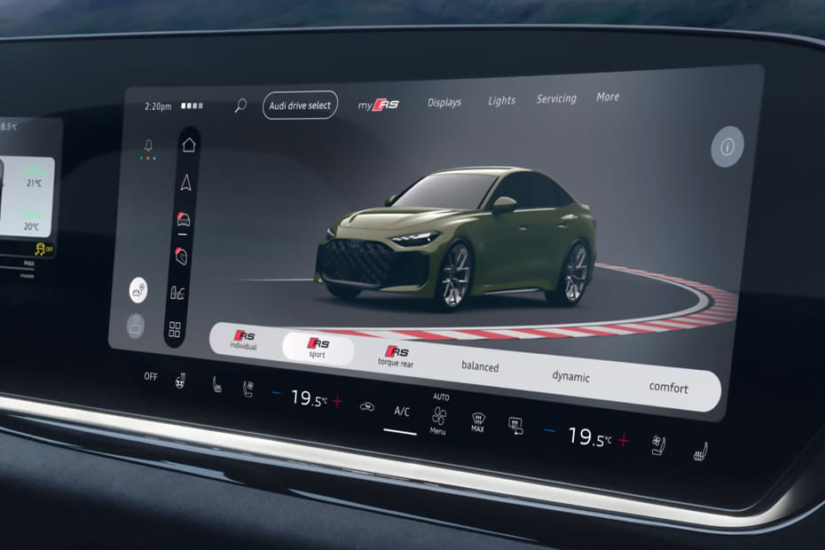 آر إس ٥ touch screen
