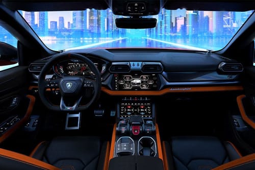 Dashboard View of Urus