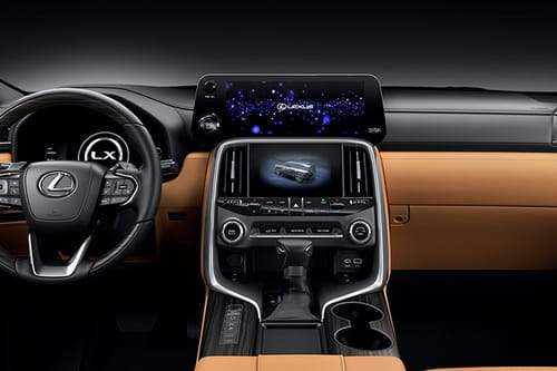 Front AC Controls of Lexus LX