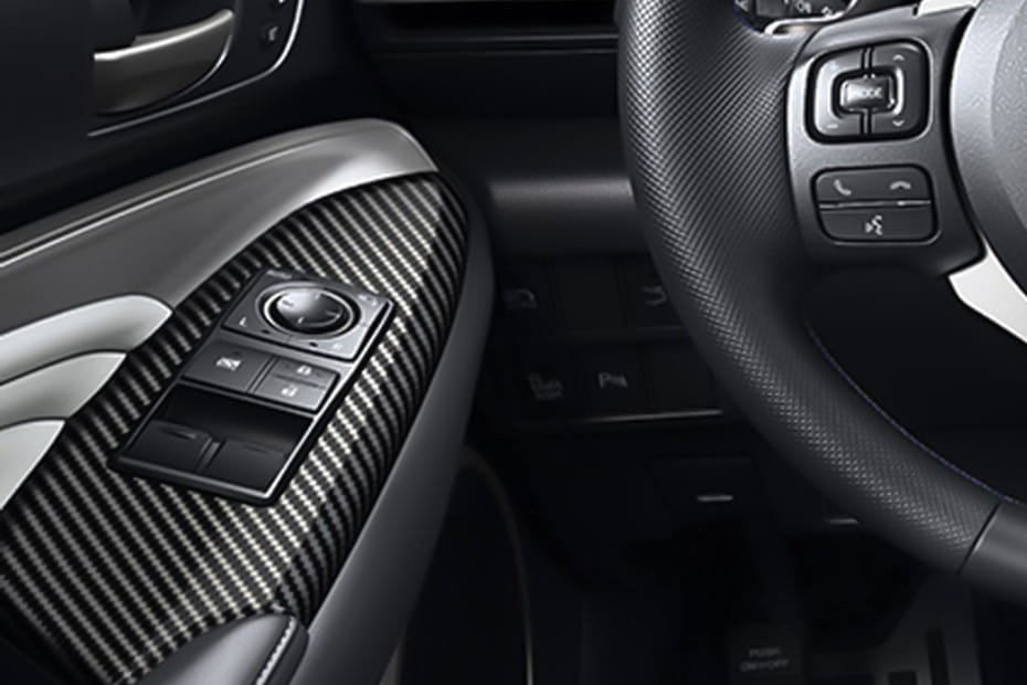 Lexus RC F Drivers Side In Side Door Controls