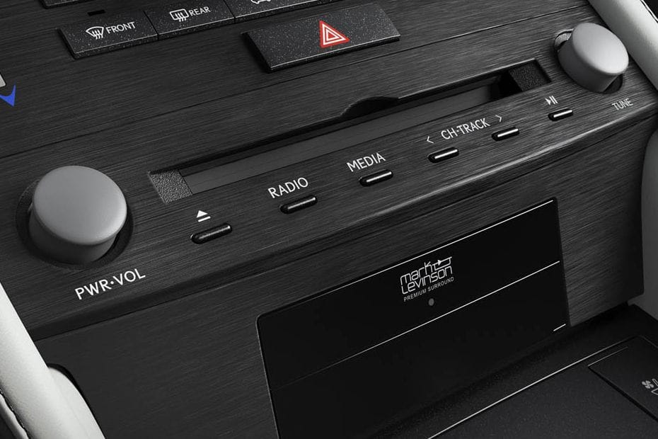 Front AC Controls of Lexus RC F