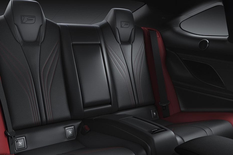 Lexus RC F Rear Seats
